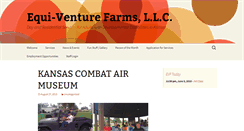 Desktop Screenshot of equiventurefarmsllc.com